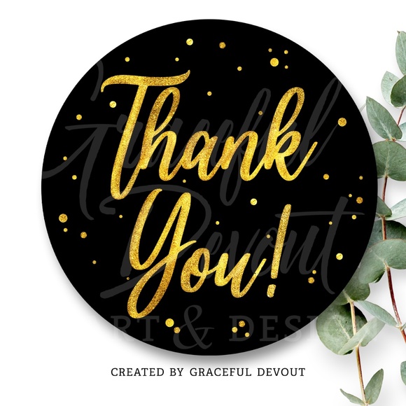 Graceful Devout Other - Thank You!- 2" (inches) (48ct.)  [GD116-48]